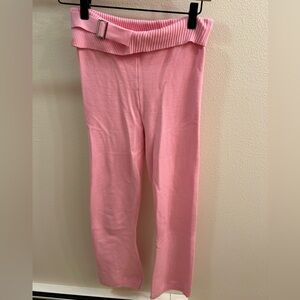 Pink Knit Pants plus top matching set